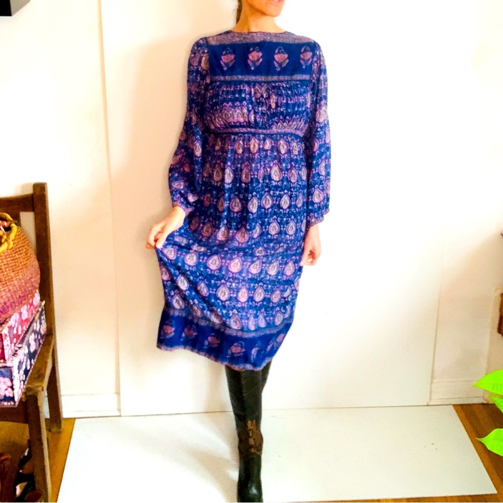 Incredible Vintage Indian Cotton Dress 100% Indian Cotton🌸🌸🌸